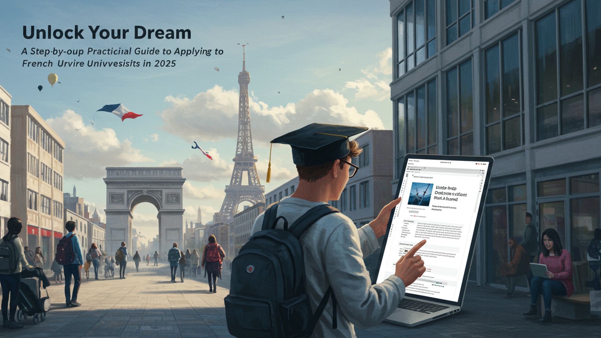 Unlock Your Dream: A Step-by-Step Practical Guide to Applying for French Universities in 2025 illustration