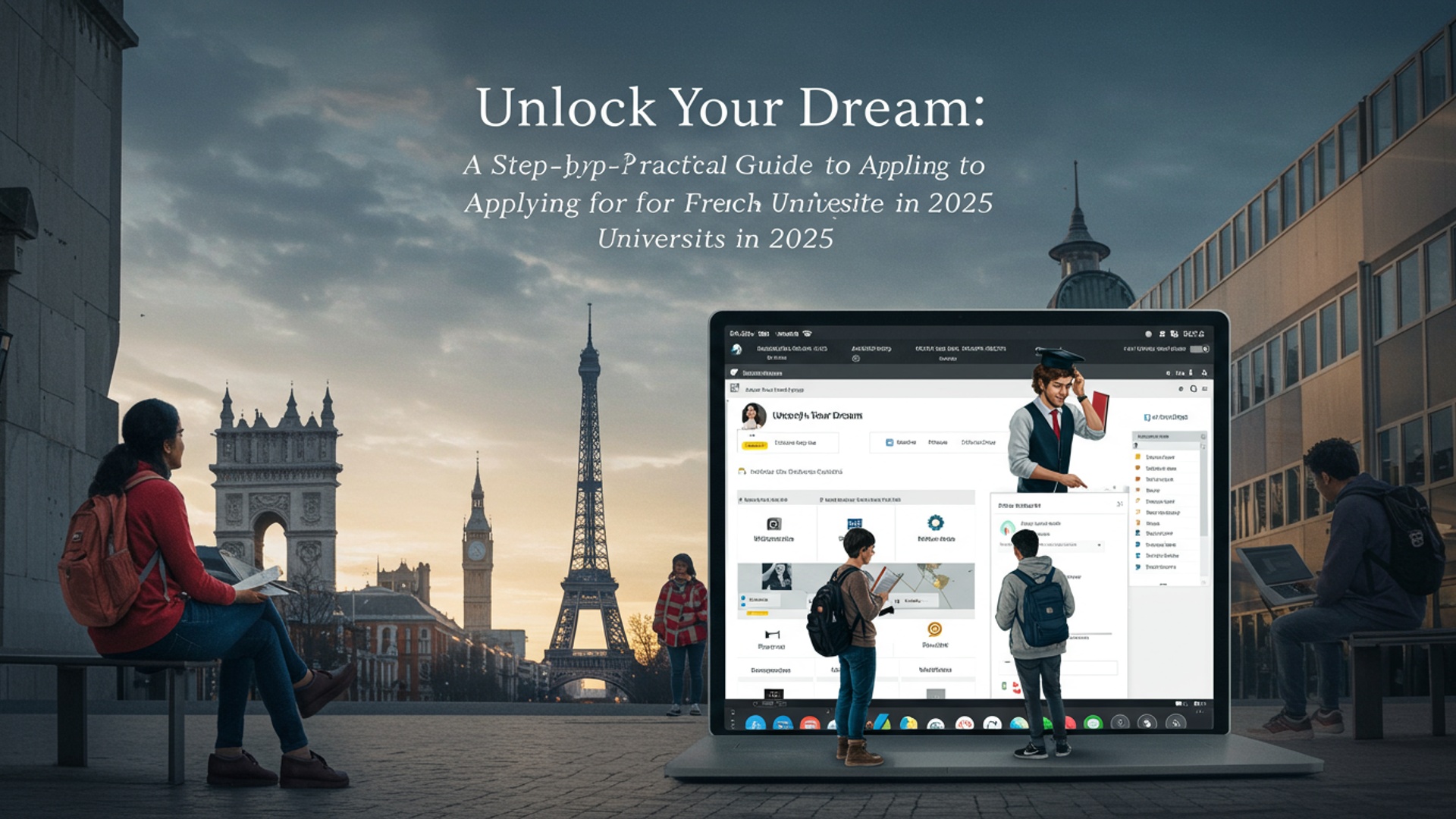 Unlock Your Dream: A Step-by-Step Practical Guide to Applying for French Universities in 2025 illustration