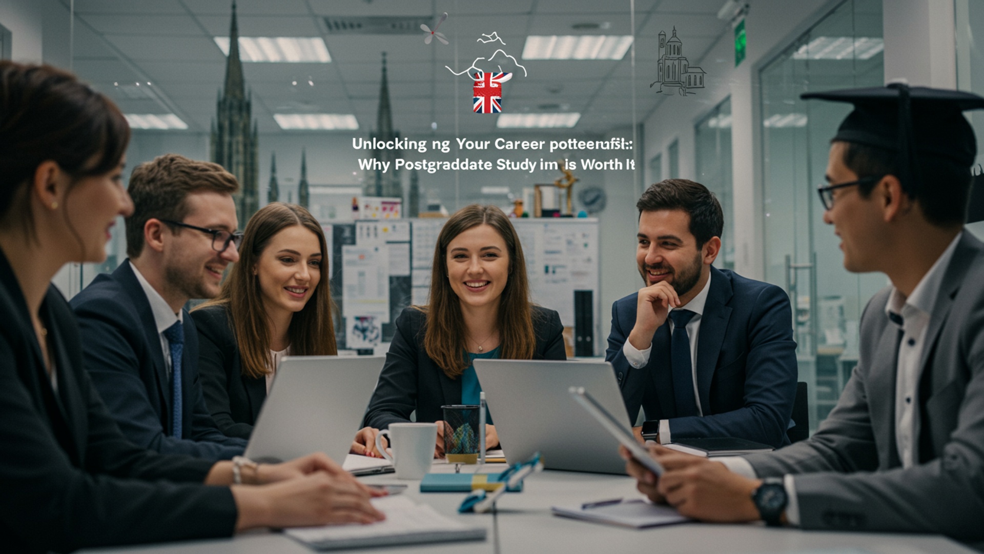 Unlocking Your Career Potential: Why Postgraduate Study in the UK is Worth It illustration