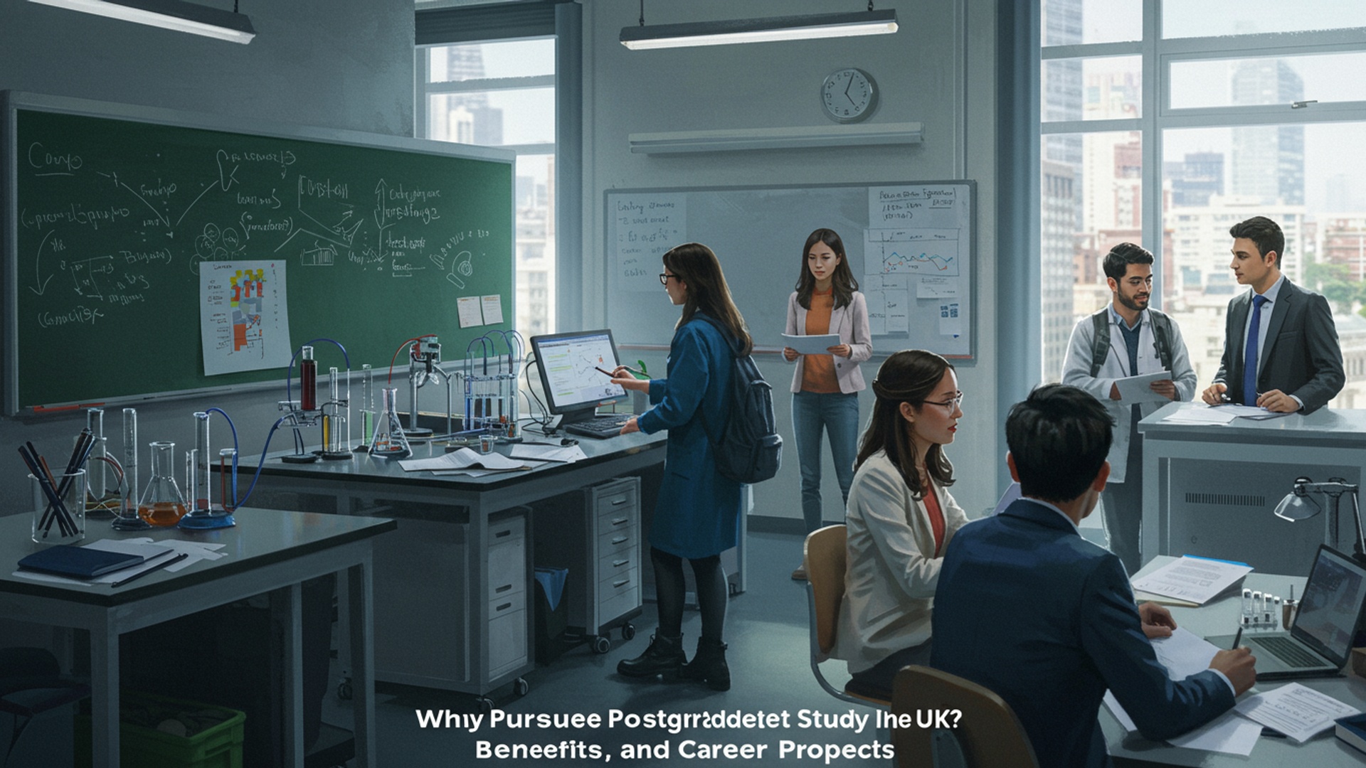 Why Pursue Postgraduate Study in the UK? Benefits, Funding. Career Prospects illustration