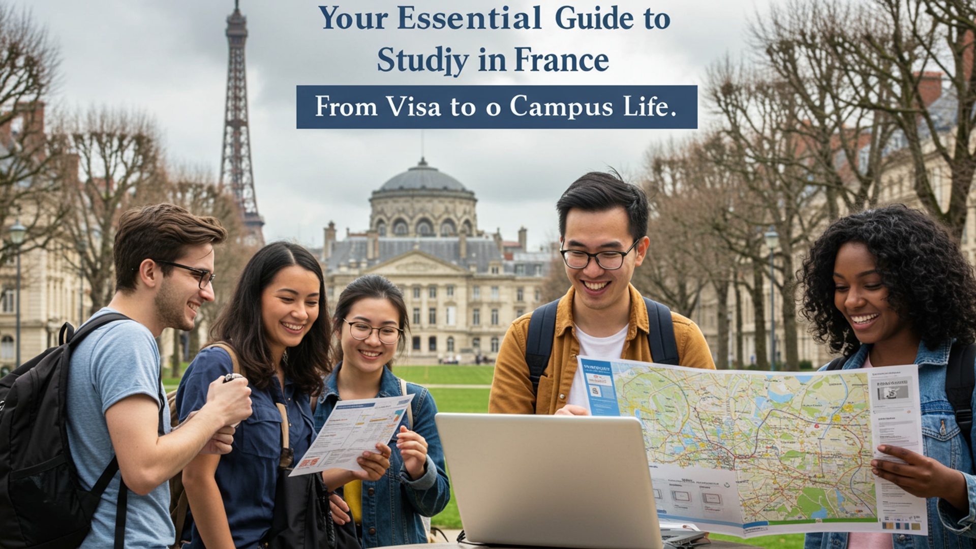 Your Essential Guide to Studying in France: From Visa to Campus Life illustration