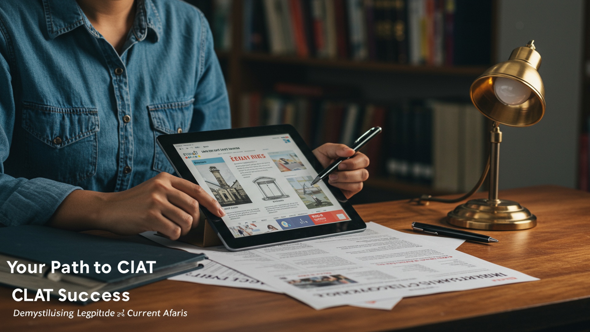 Your Path to CLAT Success: Demystifying Legal Aptitude and Current Affairs illustration