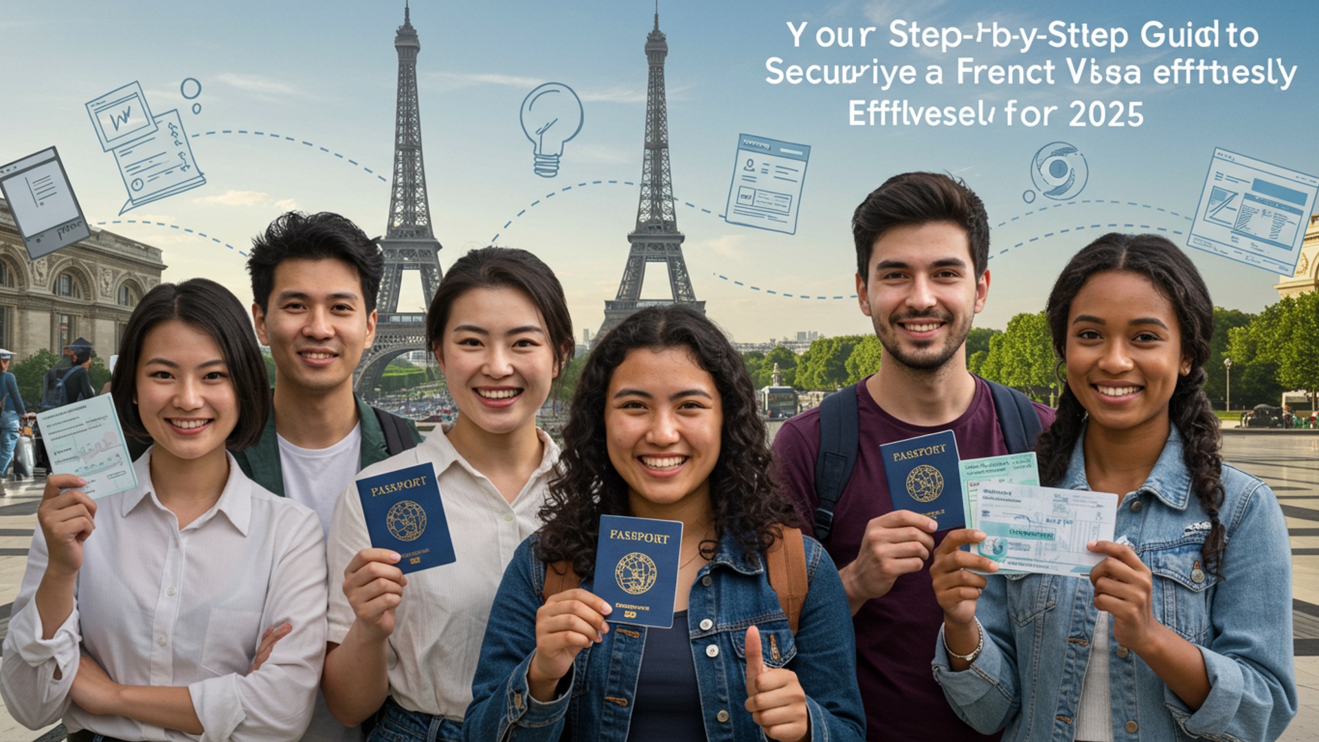 Your Step-by-Step Guide to Securing a French Student Visa Effortlessly for 2025 illustration