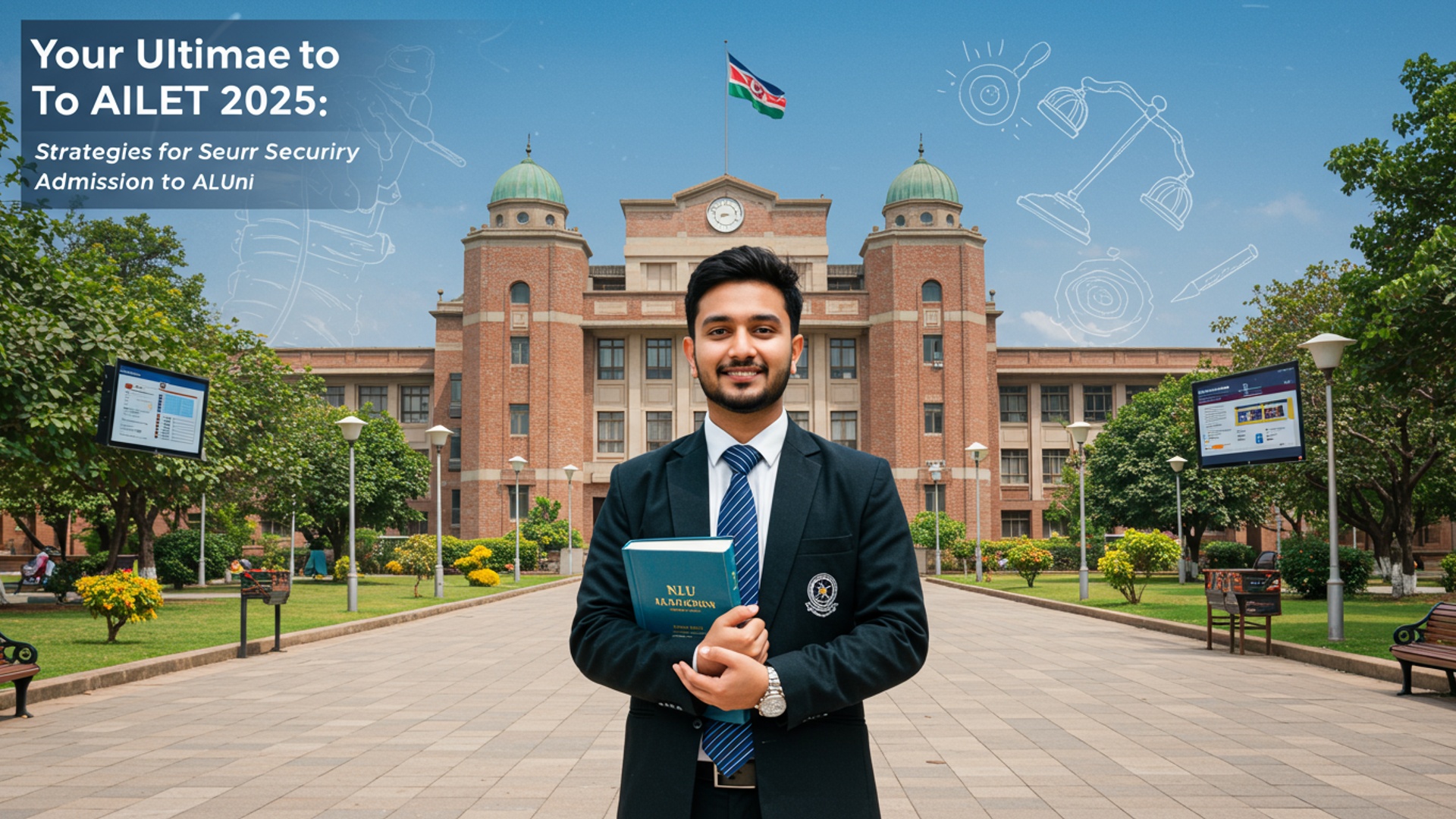 Your Ultimate Guide to AILET 2025: Strategies for Securing Admission to NLU Delhi illustration