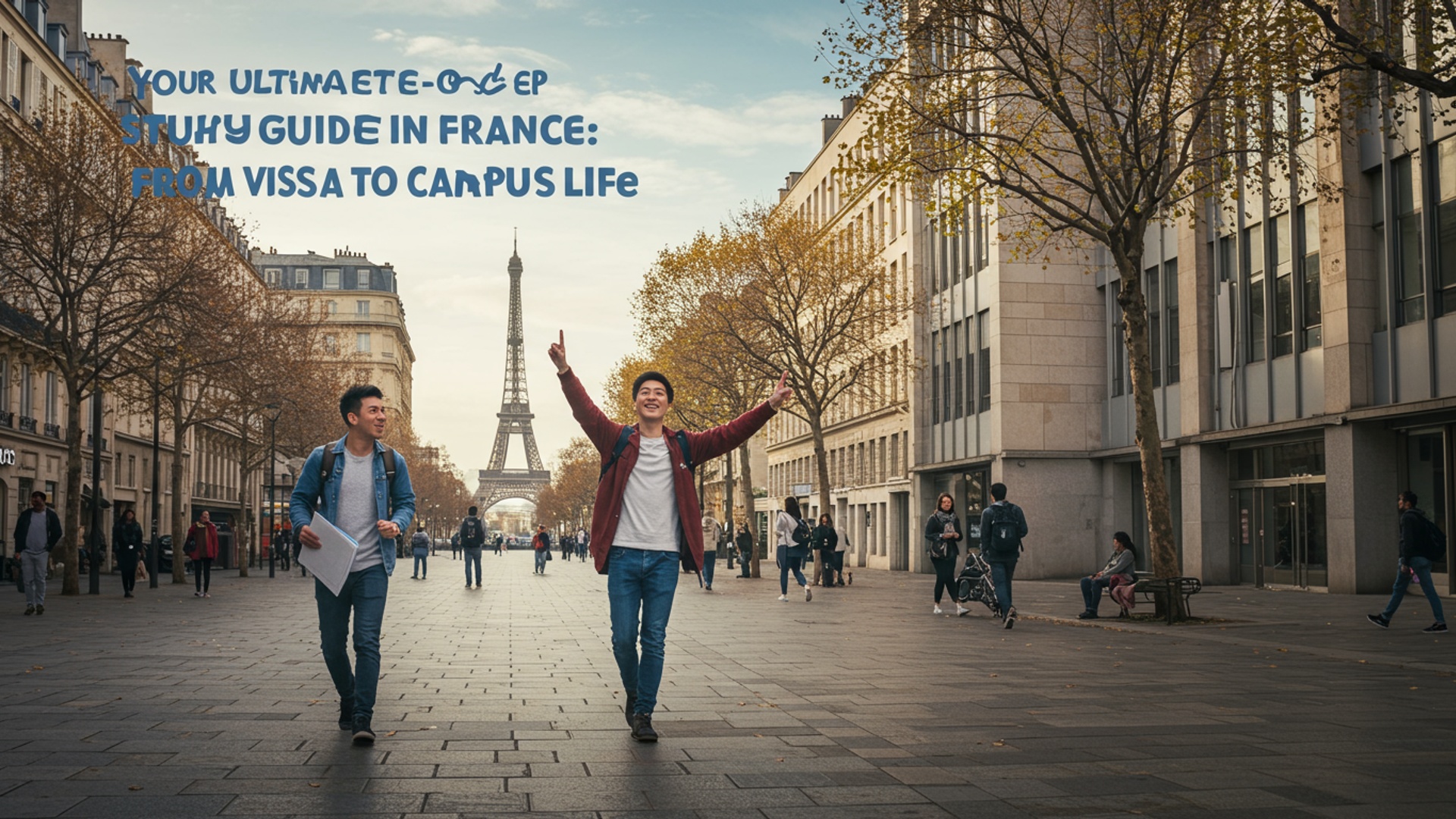 Your Ultimate Step-by-Step Guide to Studying in France: From Visa to Campus Life illustration