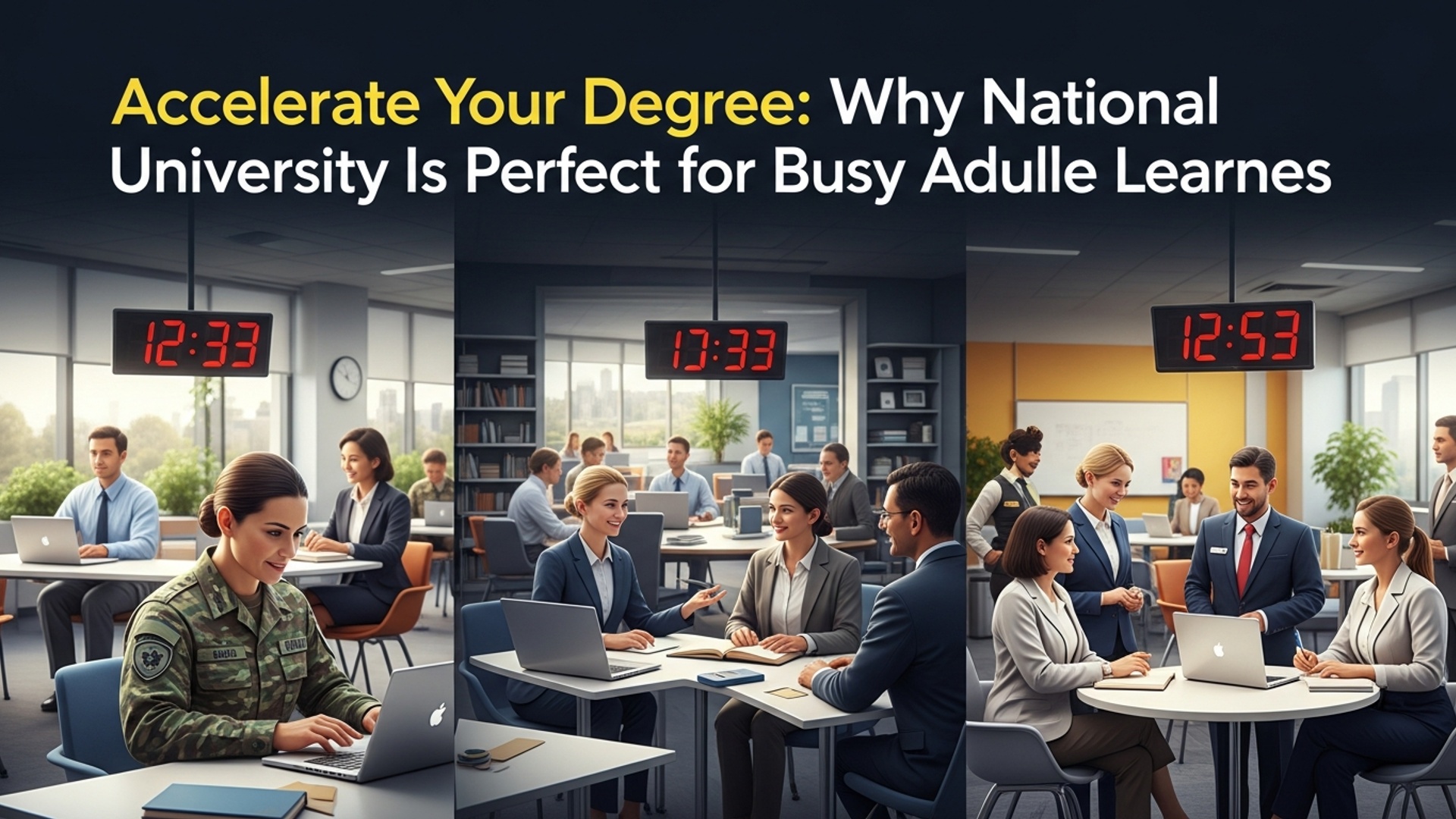 Accelerate Your Degree: Why National University Is Perfect for Busy Adult Learners illustration