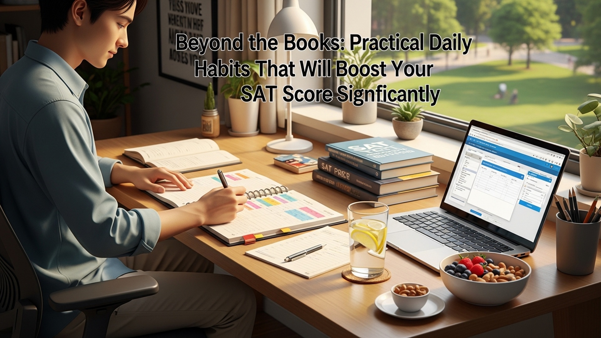 Beyond the Books: Practical Daily Habits That Will Boost Your SAT Score Significantly illustration