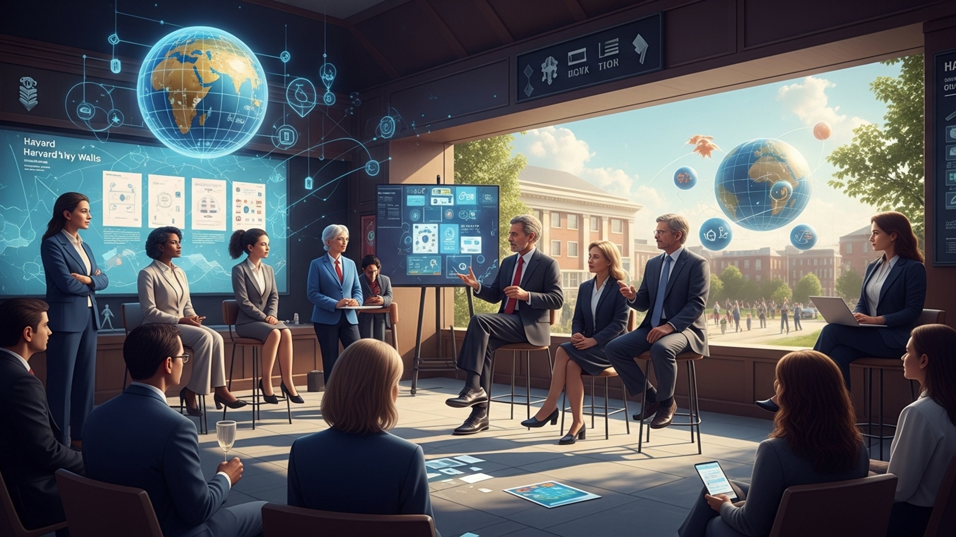 Beyond the Ivy Walls: Harvard's Impact on Global Leadership and Social Innovation illustration