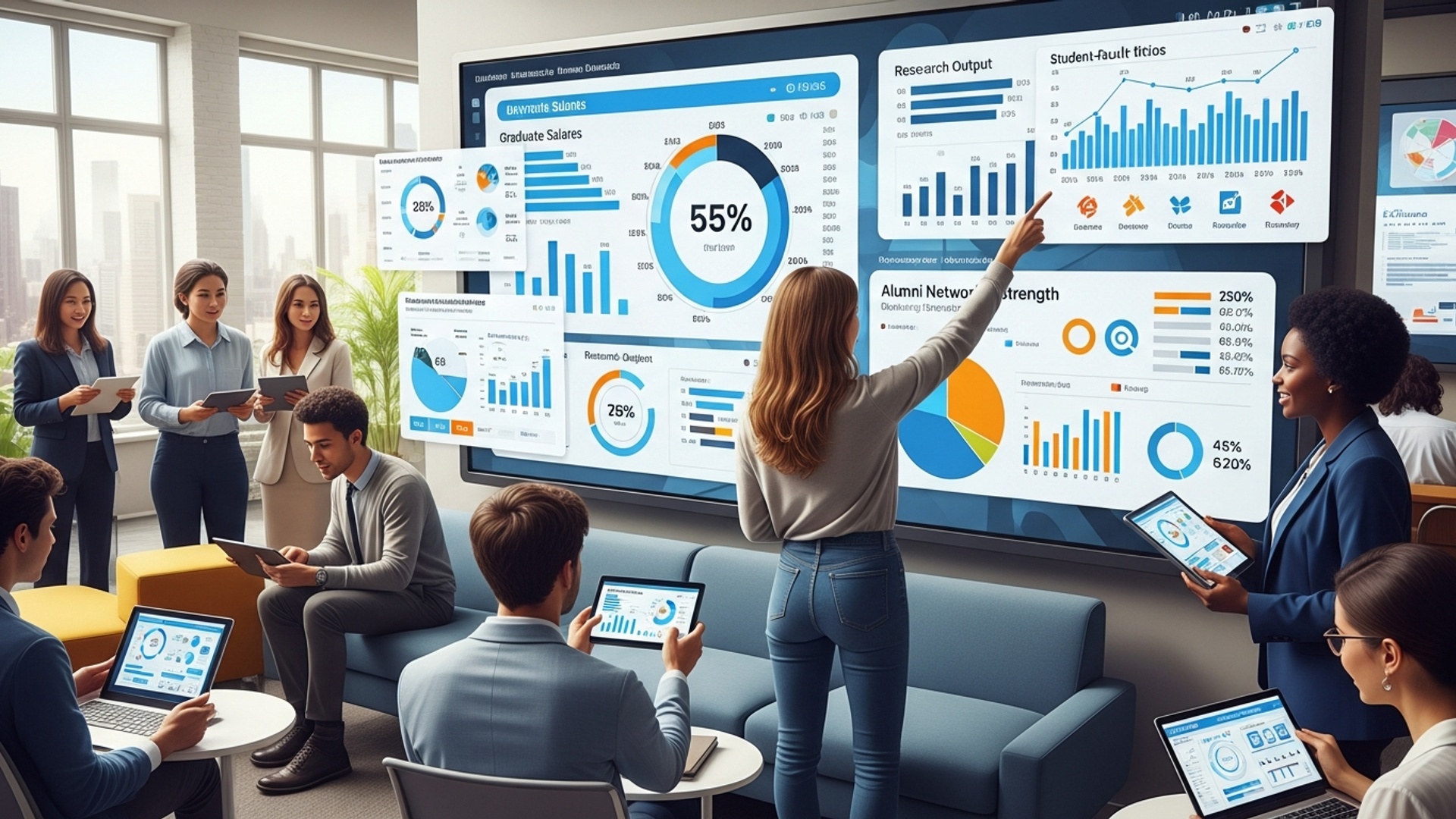 Beyond the Top 10: Unlocking the True Value of Business School Rankings for 2025 illustration