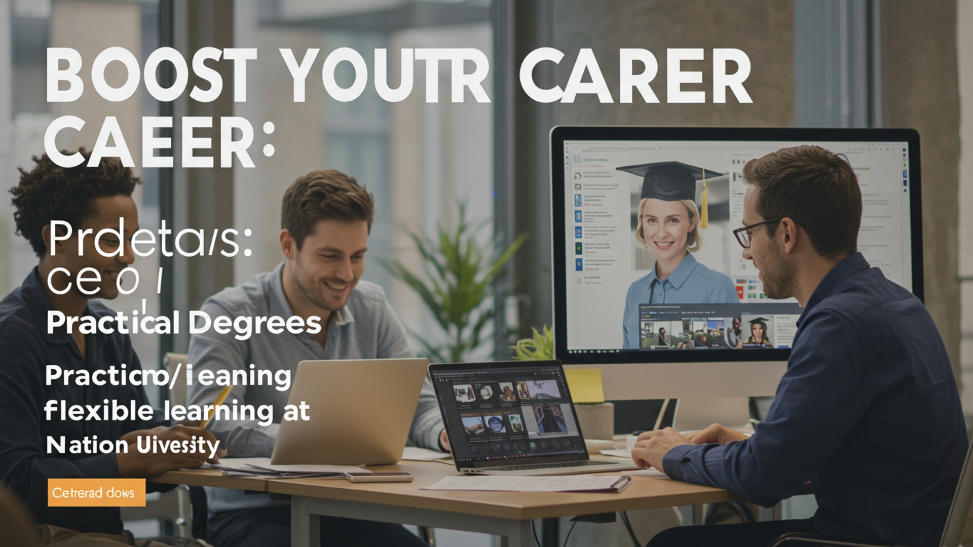 Boost Your Career: Practical Degrees and Flexible Learning at National University illustration