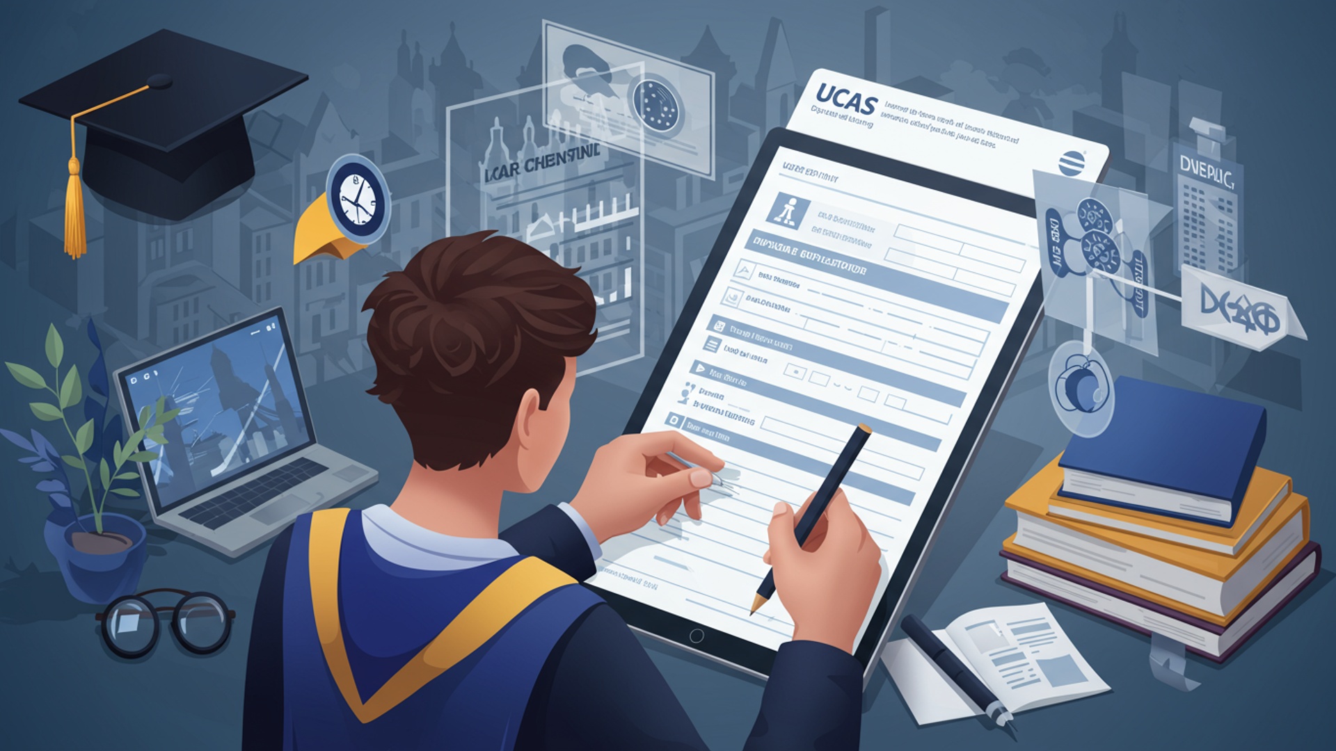 Crafting a Winning UCAS Application: Essential Tips to Secure Your Dream University Place illustration