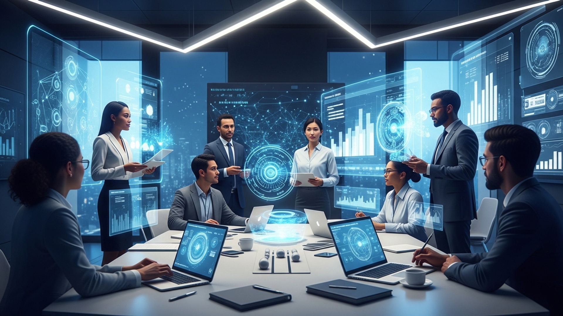 Essential Digital Leadership Skills Every Professional Needs to Thrive in 2025 illustration