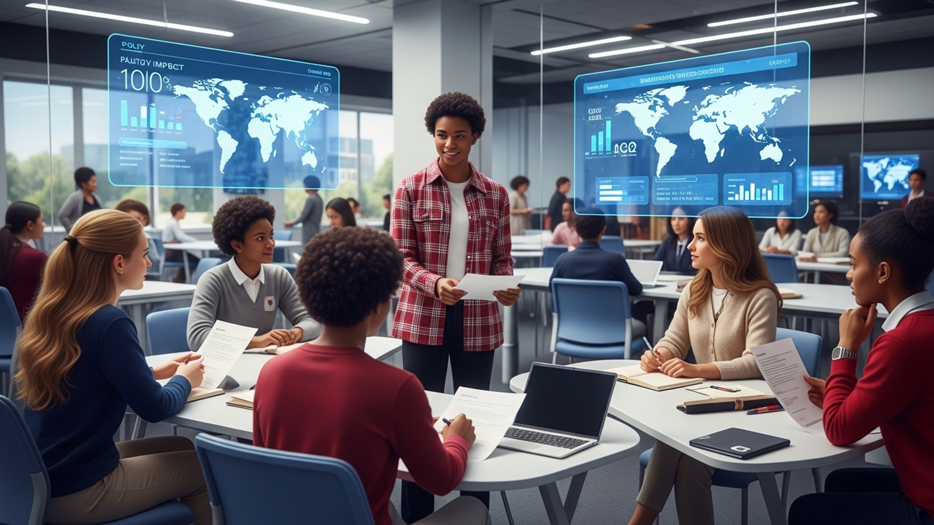 Harvard Leadership: Shaping Future Policy Makers for Social Impact by 2025 illustration