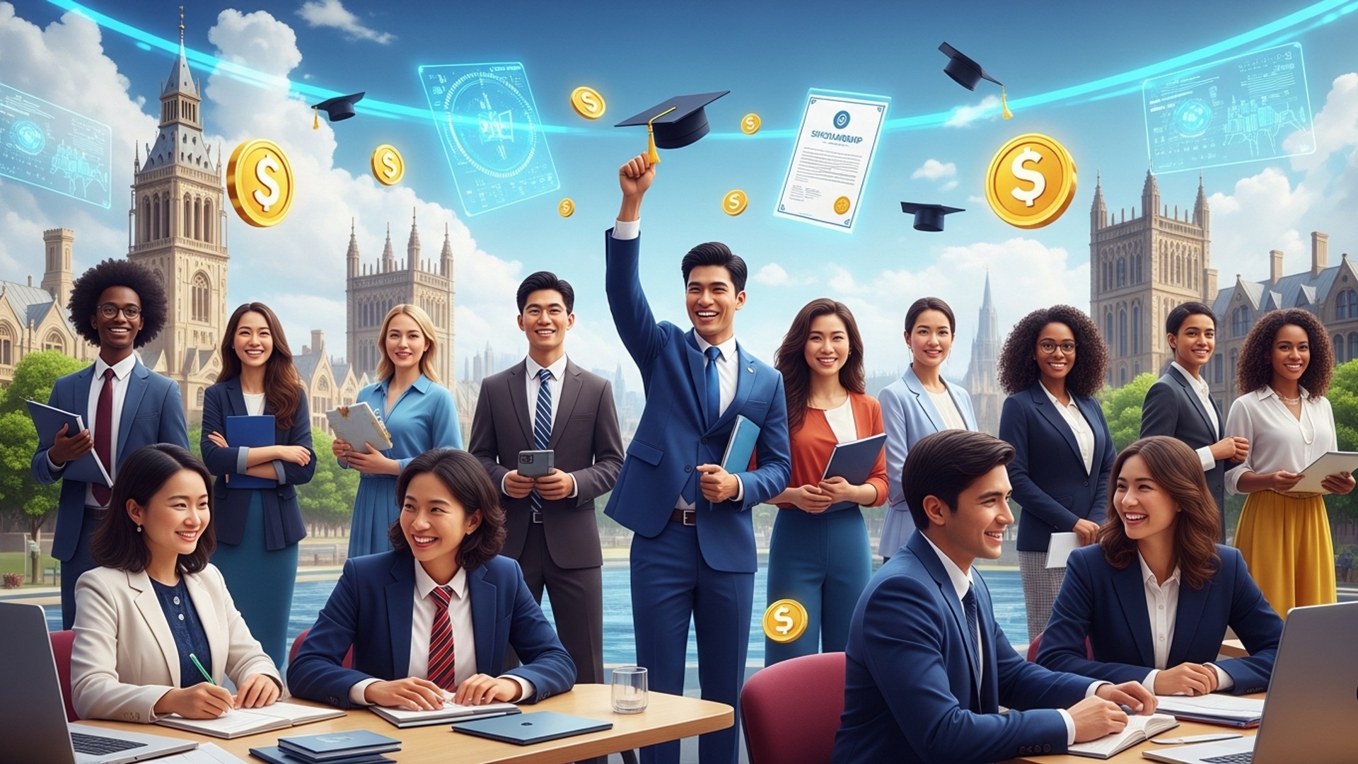 How to Fund Your UK Master's Degree: Scholarships and Beyond for International Students illustration