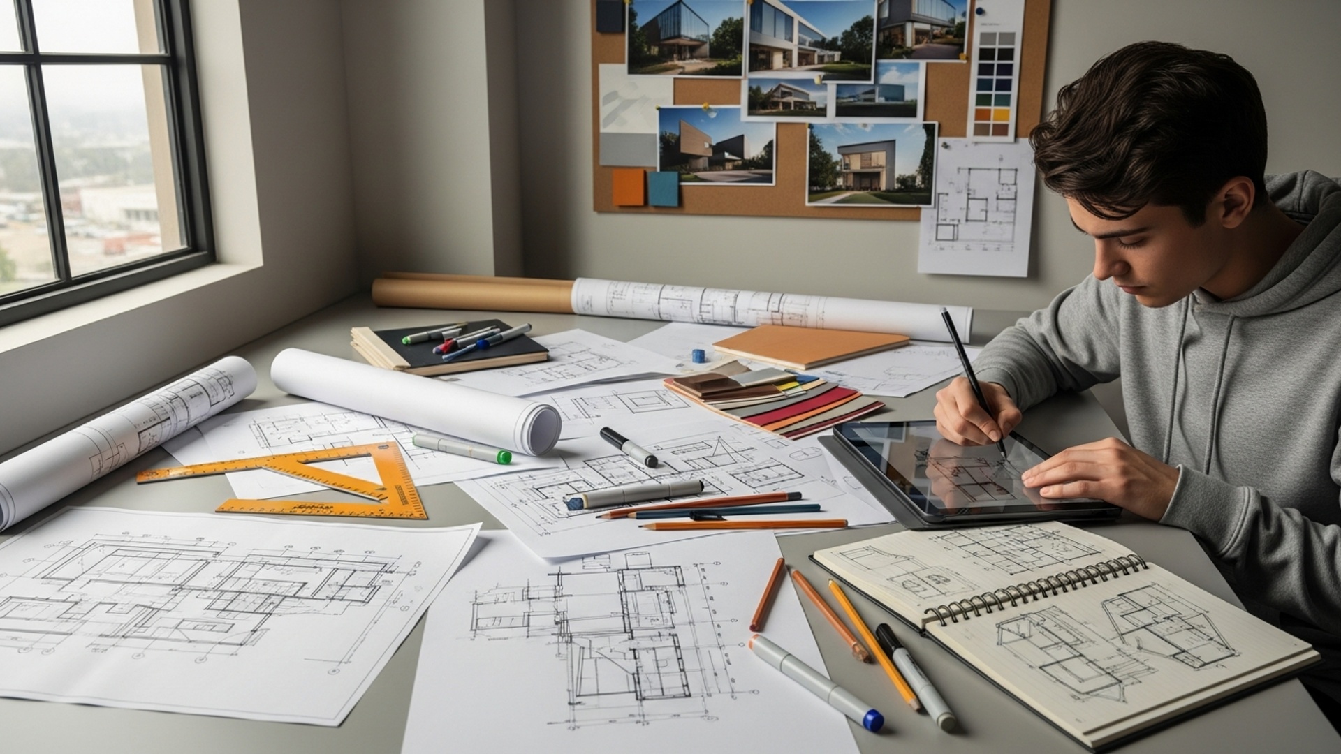 NATA 2025 Success Guide: Cultivating Design Thinking and Sketching Skills for Architecture illustration
