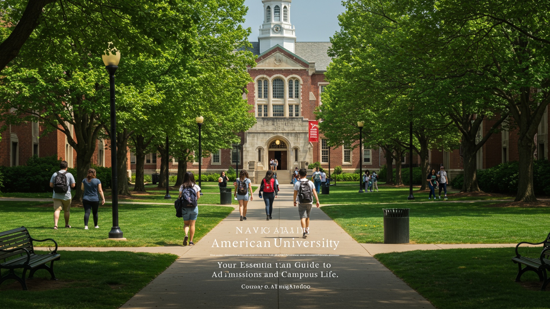 Navigating American Universities: Your Essential Guide to Admissions and Campus Life illustration
