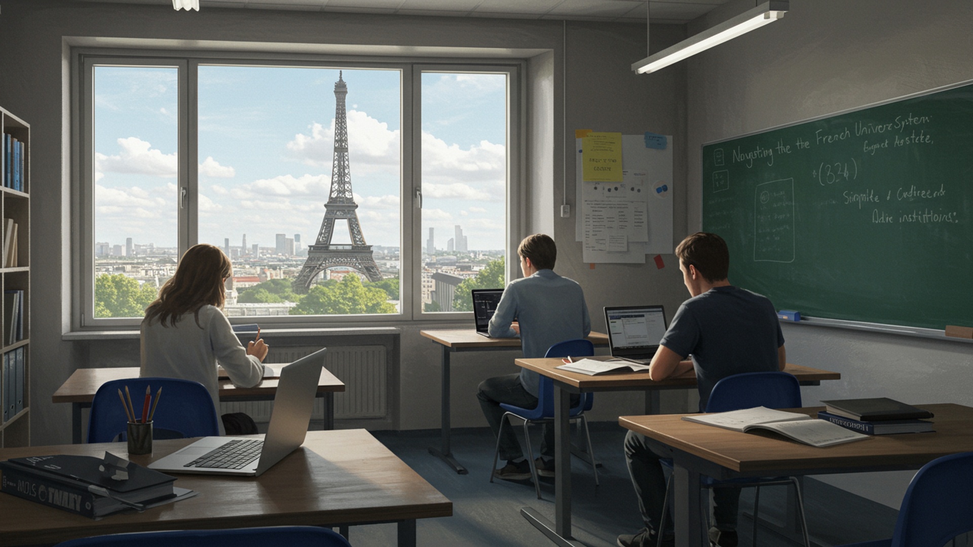 Navigating the French University System: A Simple Guide to Degrees and Institutions illustration