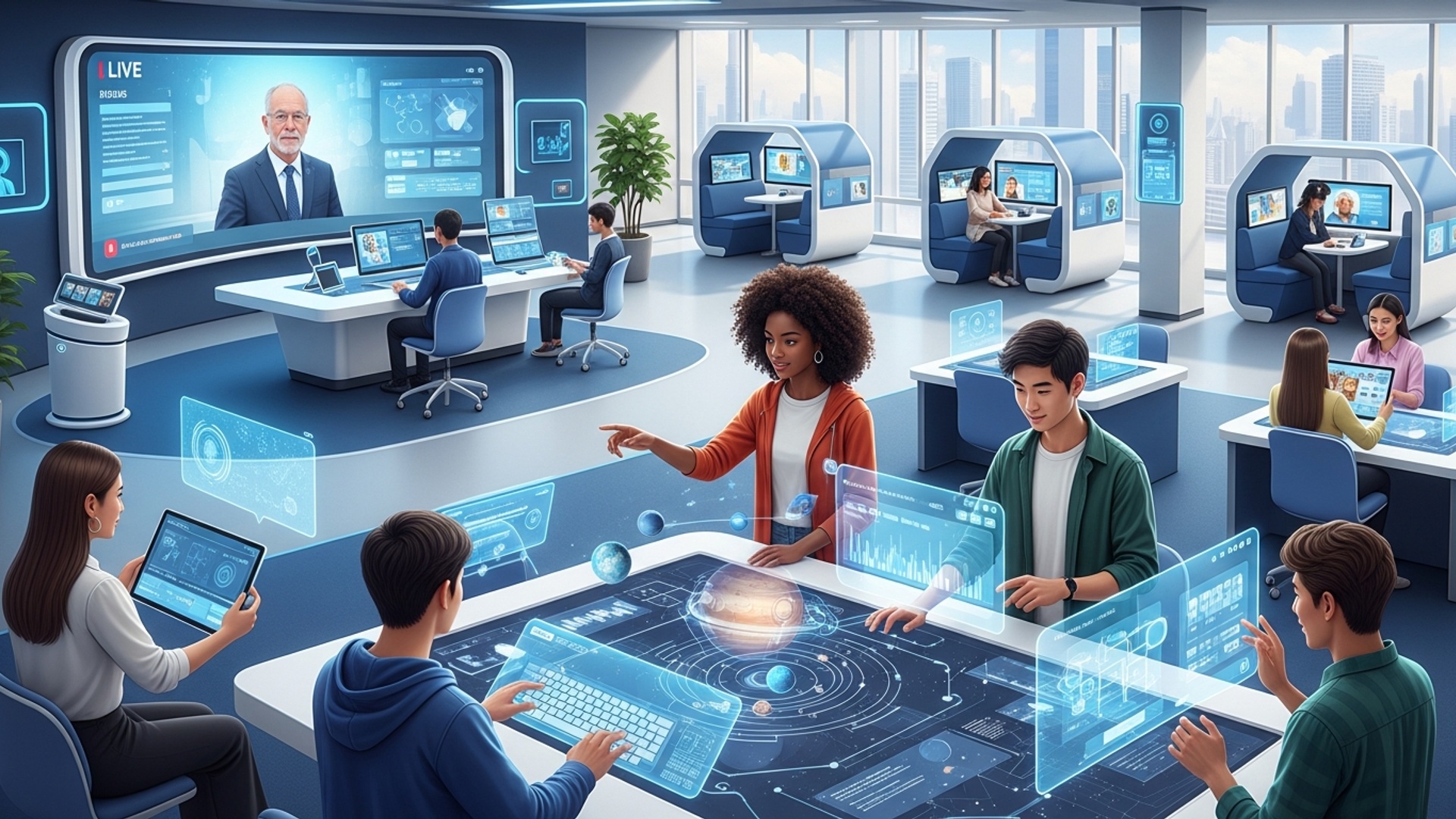 Open University: Making Flexible Higher Education Accessible for Tomorrow's Global Workforce illustration