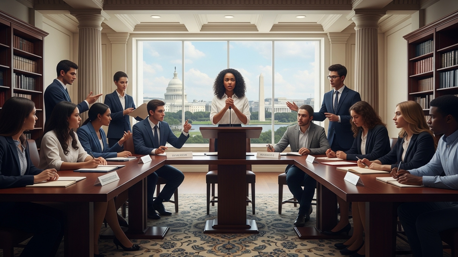 Shape Global Futures: American University's Impactful Programs for Public Service Leaders illustration