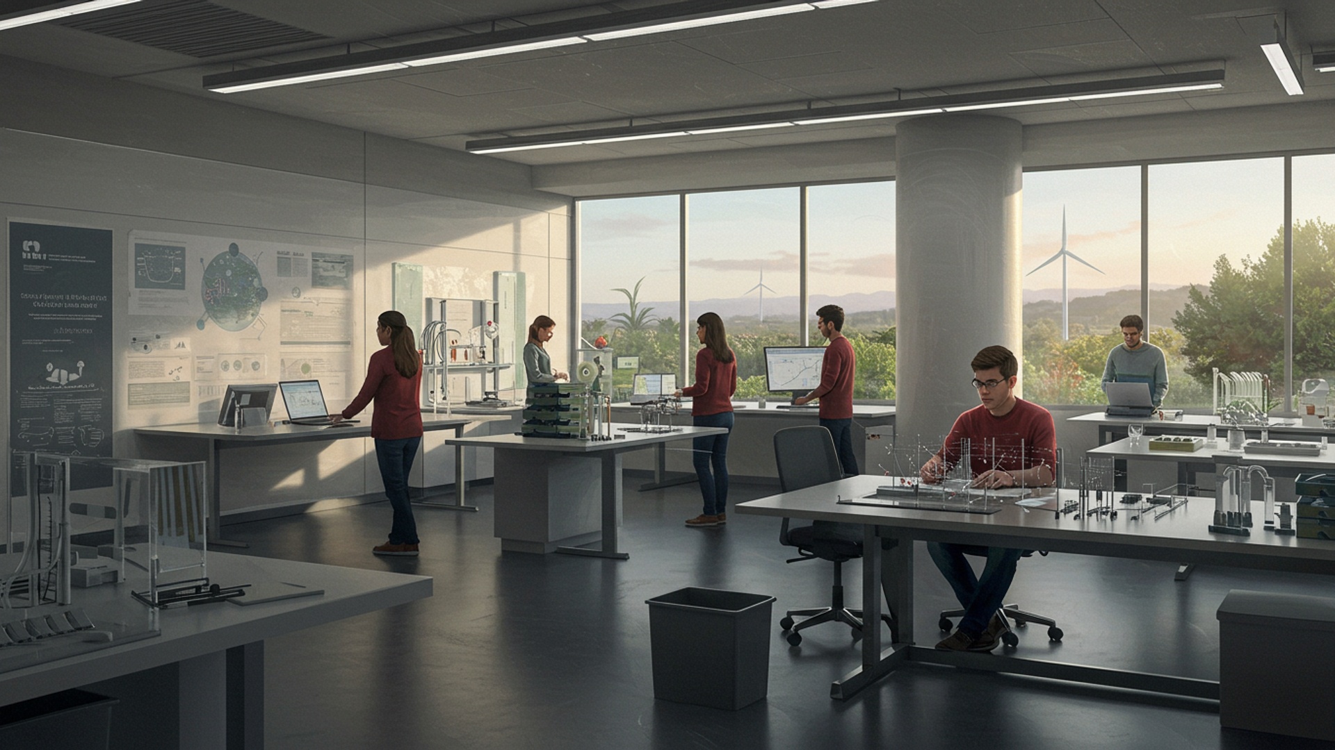 Stanford's Future Impact: Leading Innovation in AI and Sustainable Technology by 2025 illustration