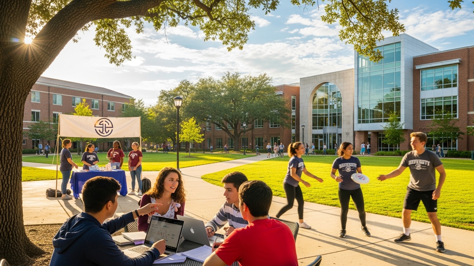 Beyond Textbooks: Experiencing Vibrant Campus Life at an American University illustration