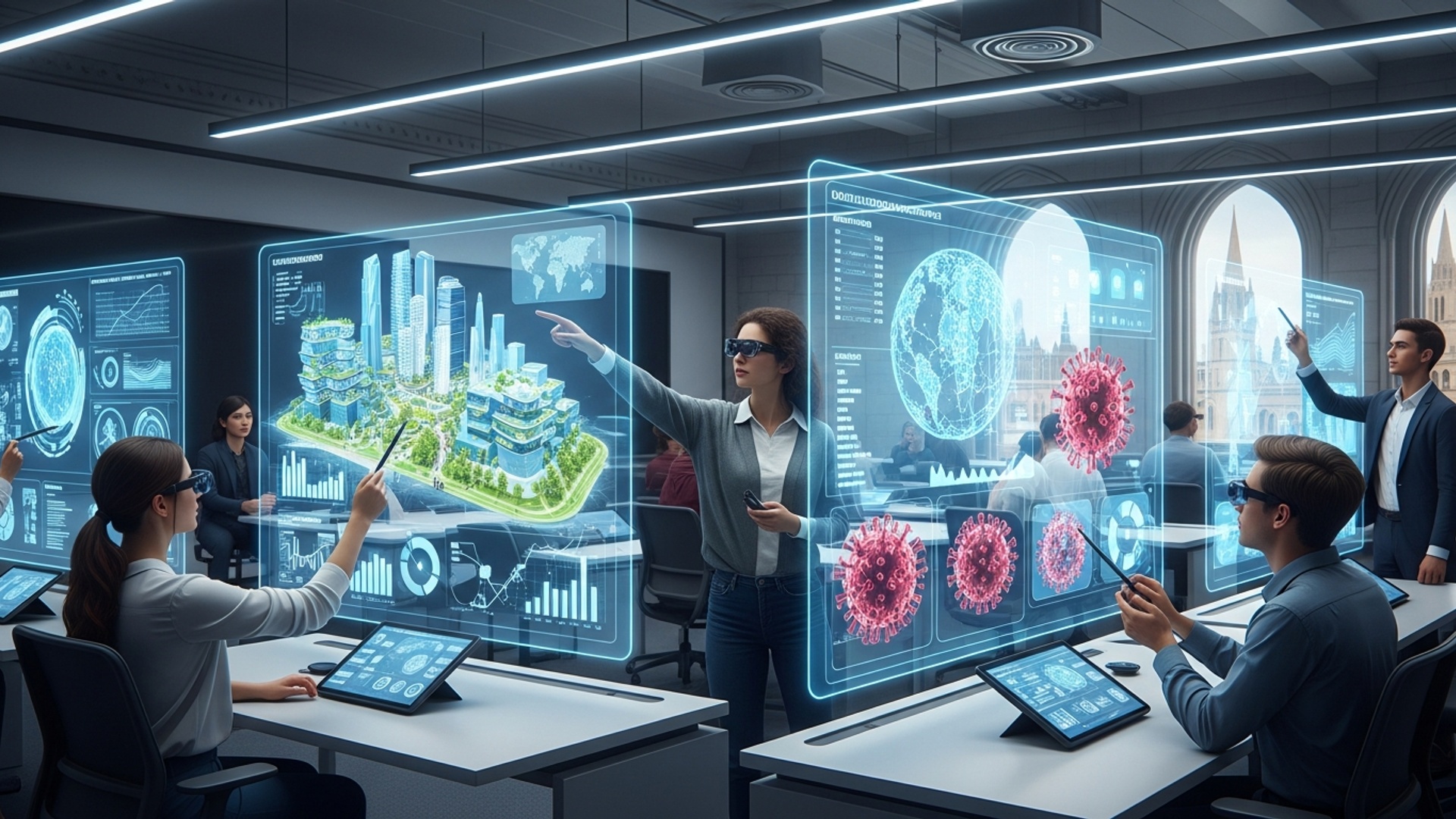 Beyond the Books: Oxford's Cutting-Edge Research Shaping Tomorrow's Global Challenges illustration