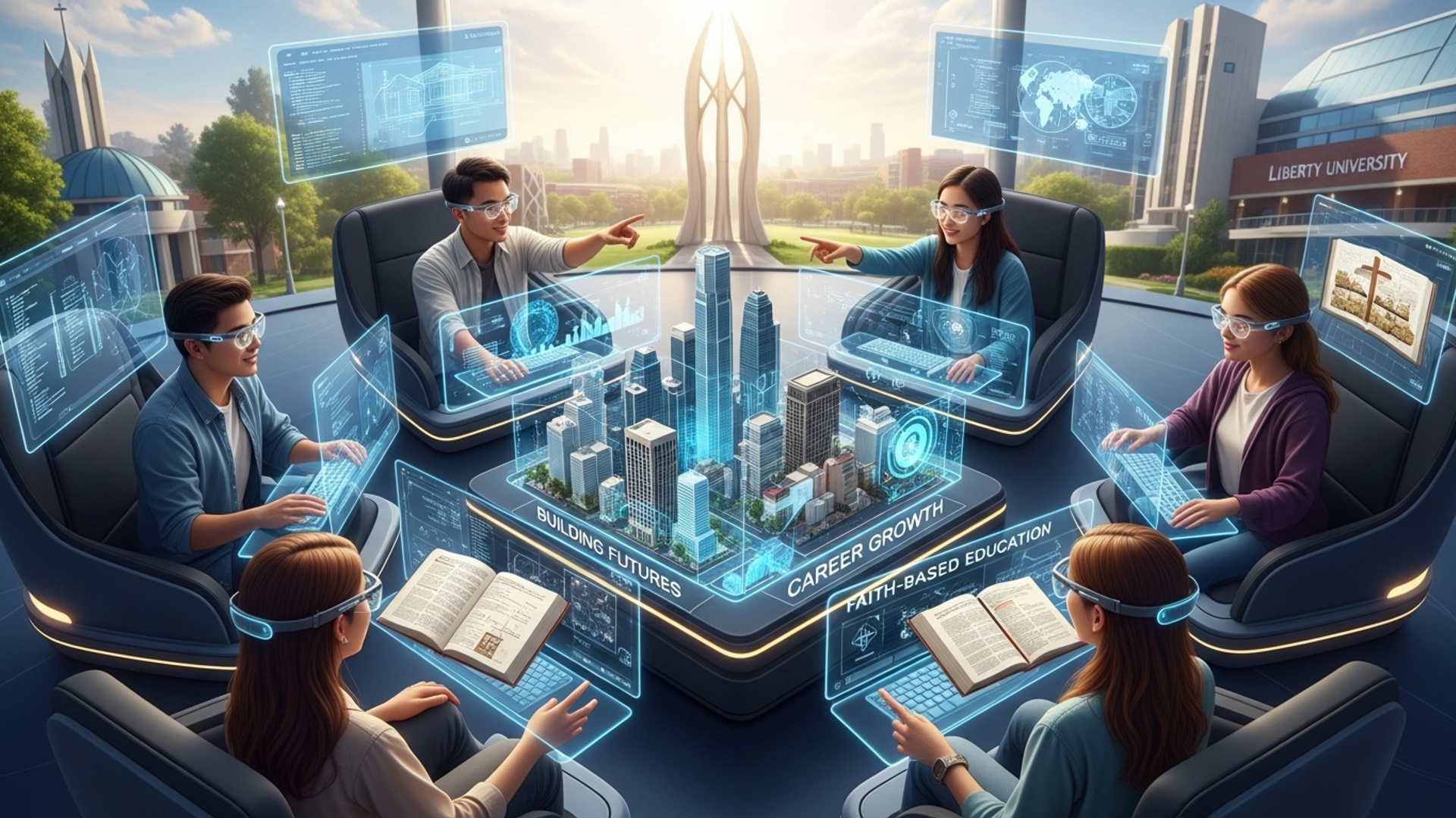 Building Futures Online: Liberty University's Approach to Faith-Based Education and Career Growth illustration