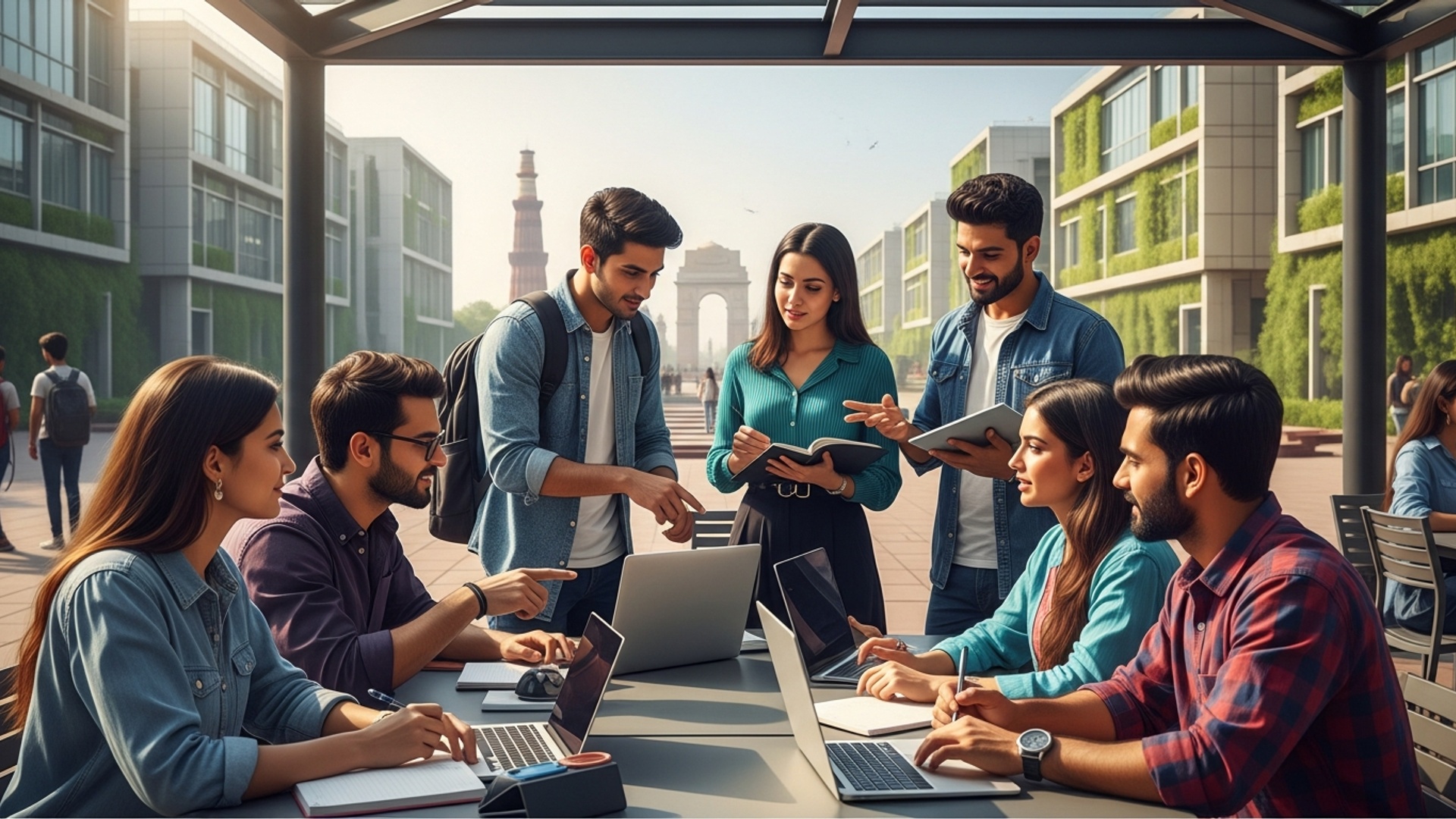 Choosing The Right Path: Top Universities In Delhi For Your 2025 Career Goals illustration