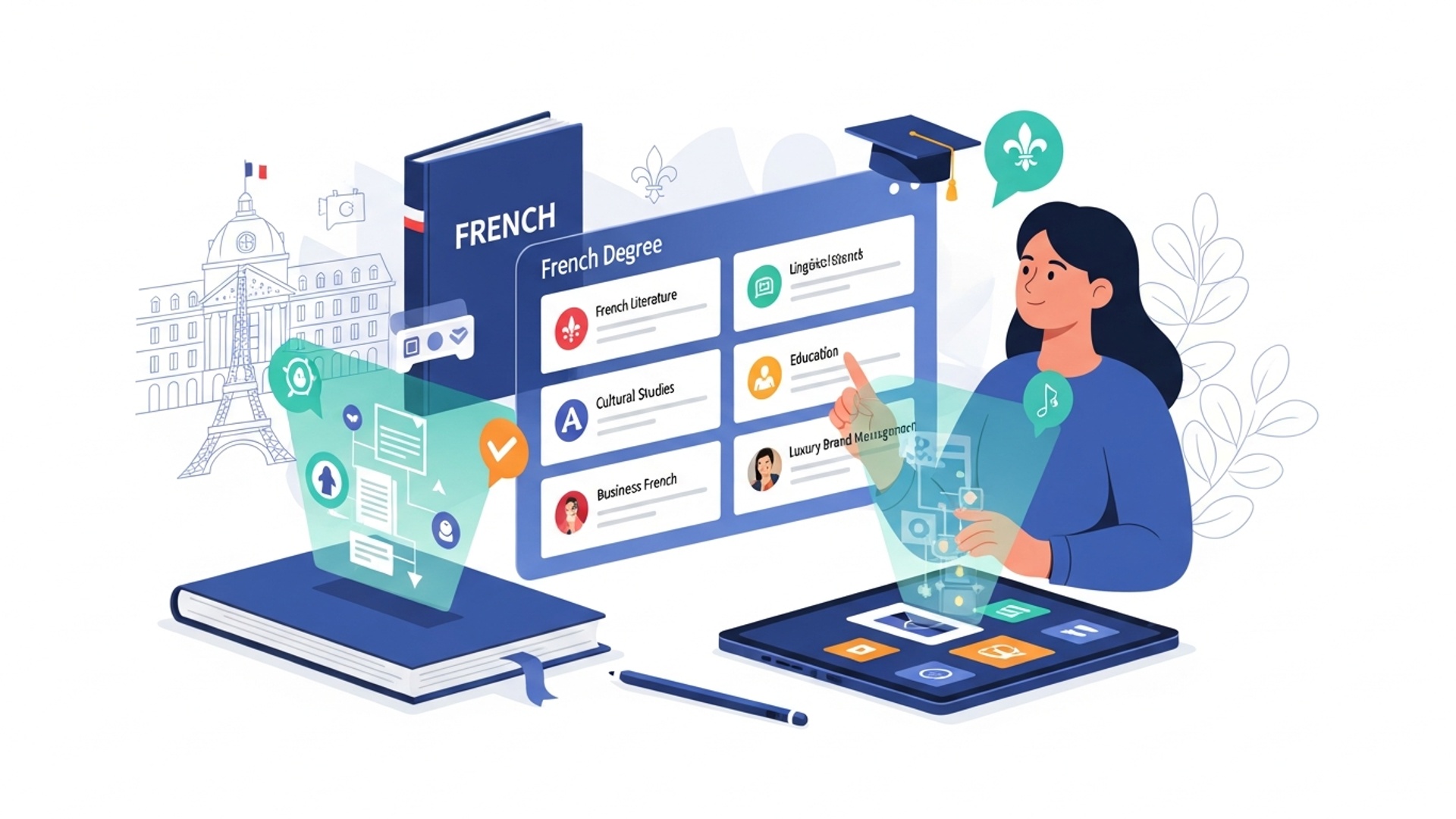 How to Select the Perfect French Degree for Your Future Career Success illustration