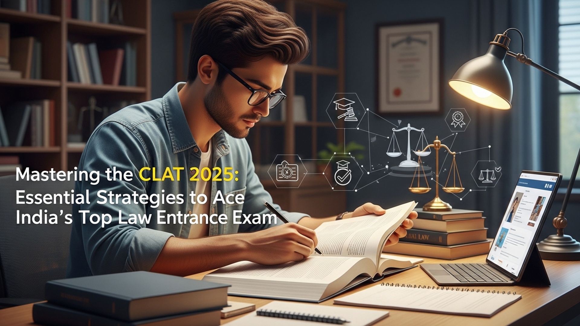Mastering the CLAT 2025: Essential Strategies to Ace India's Top Law Entrance Exam illustration