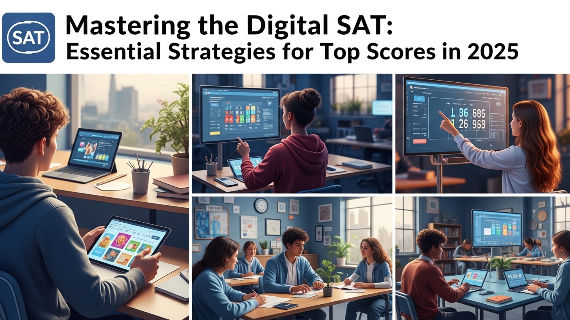 Mastering the Digital SAT: Essential Strategies for Top Scores in 2025 illustration