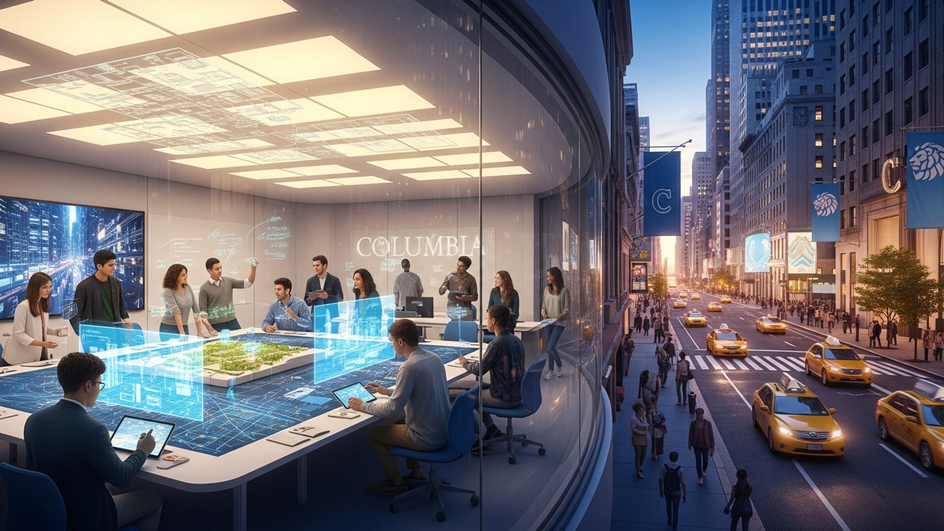 Navigating New York: Columbia University's Impact on Urban Innovation and Global Leadership illustration