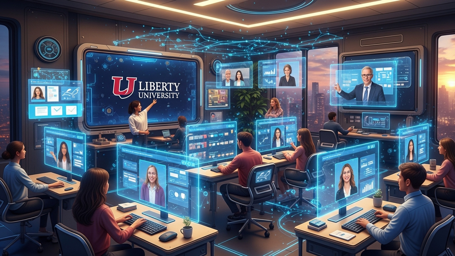 Thriving Online: Discovering Liberty University's Community and Flexible Learning Programs illustration