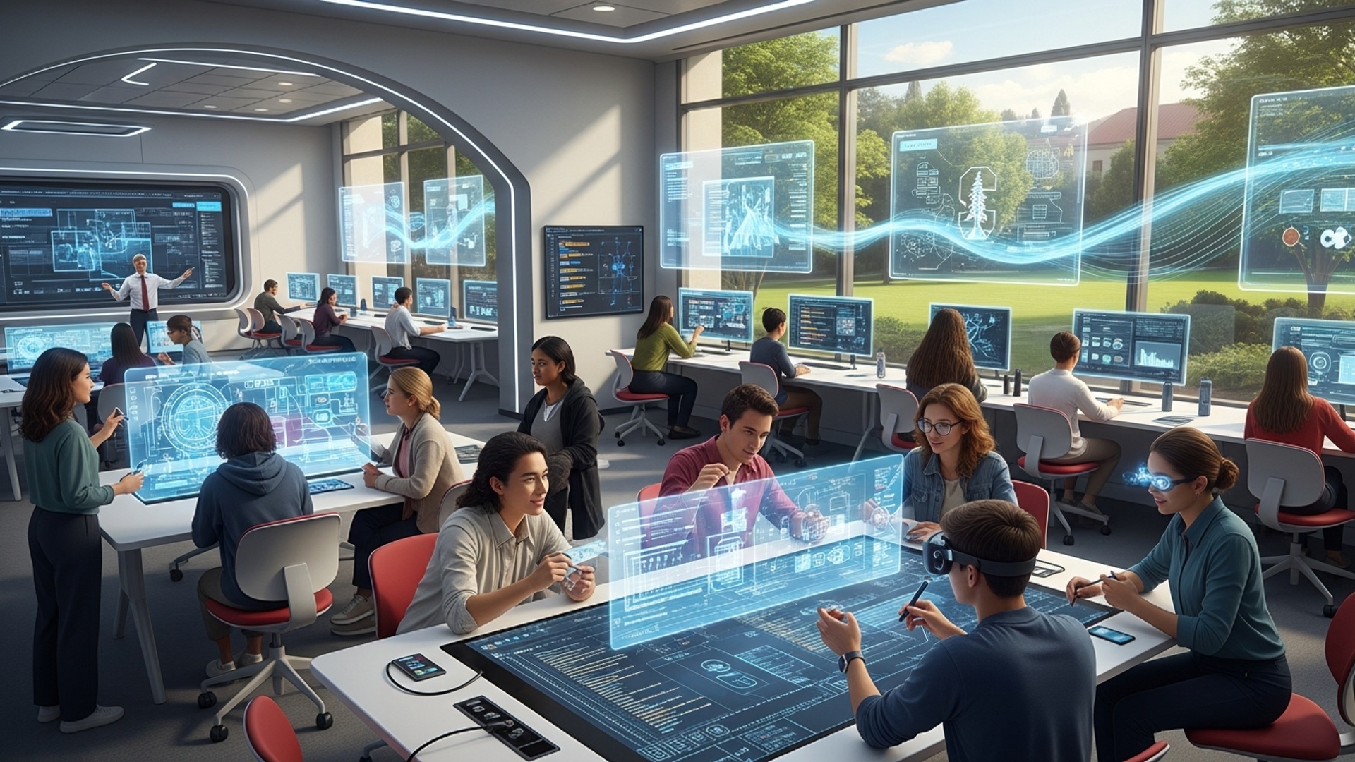 Unlocking Tomorrow's Innovations: How Stanford University Prepares Students for Leading Tech Careers illustration