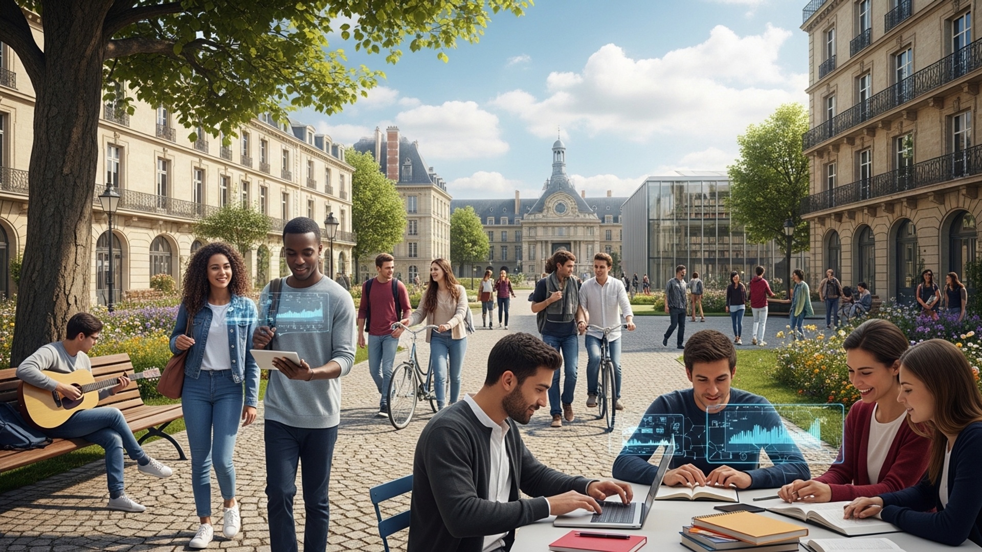 Your Essential Roadmap: Navigating the Top Universities and Student Life in France illustration