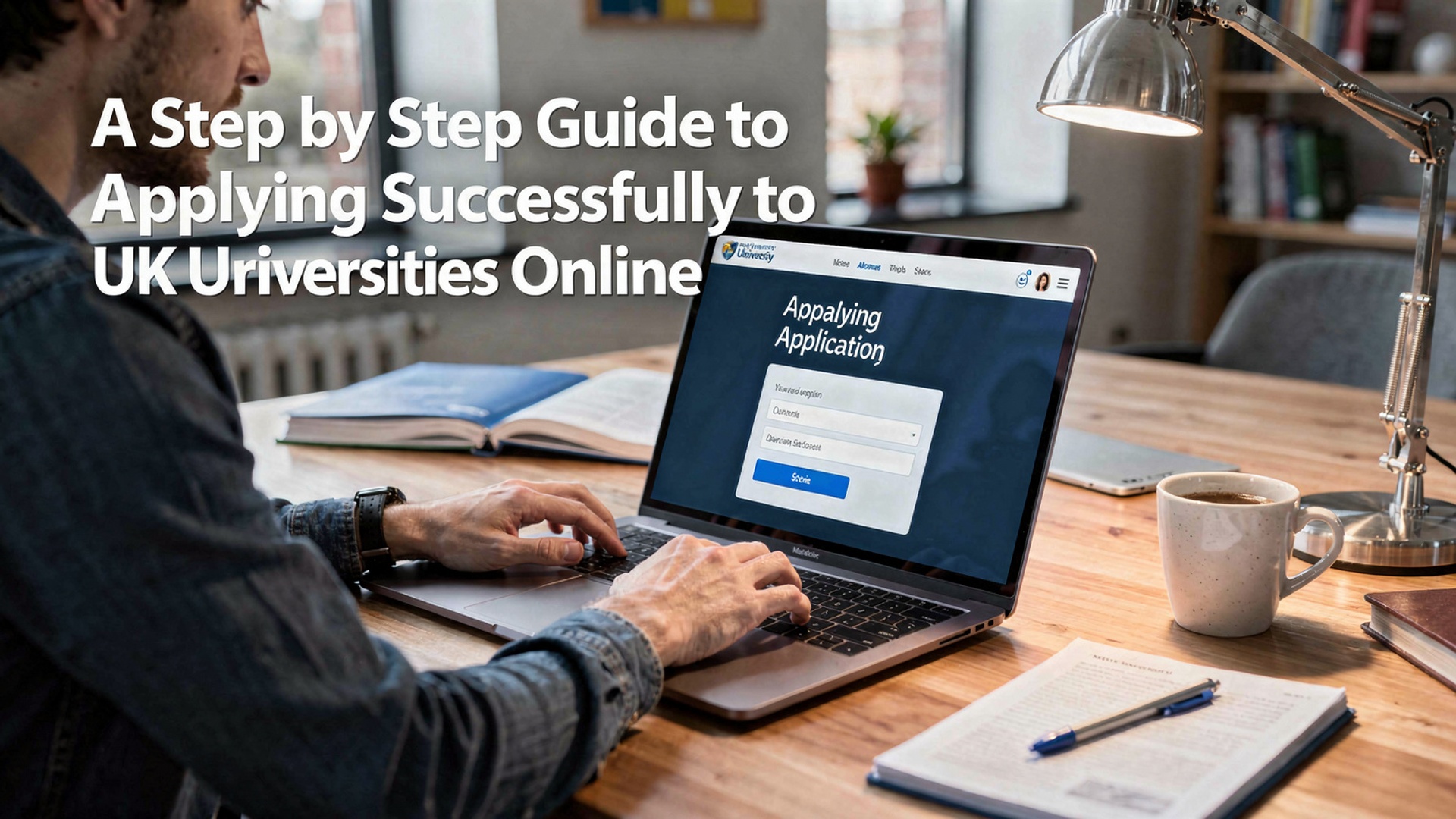 A Step by Step Guide to Applying Successfully to UK Universities Online illustration