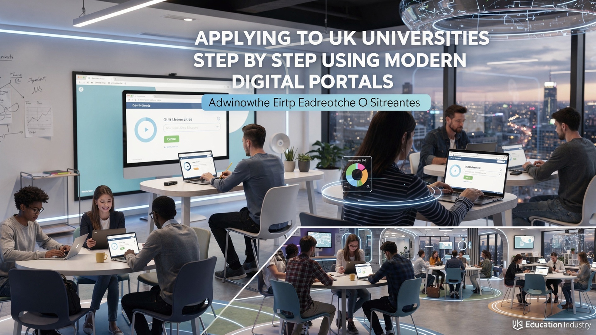 Applying to UK Universities Step by Step Using Modern Digital Portals illustration