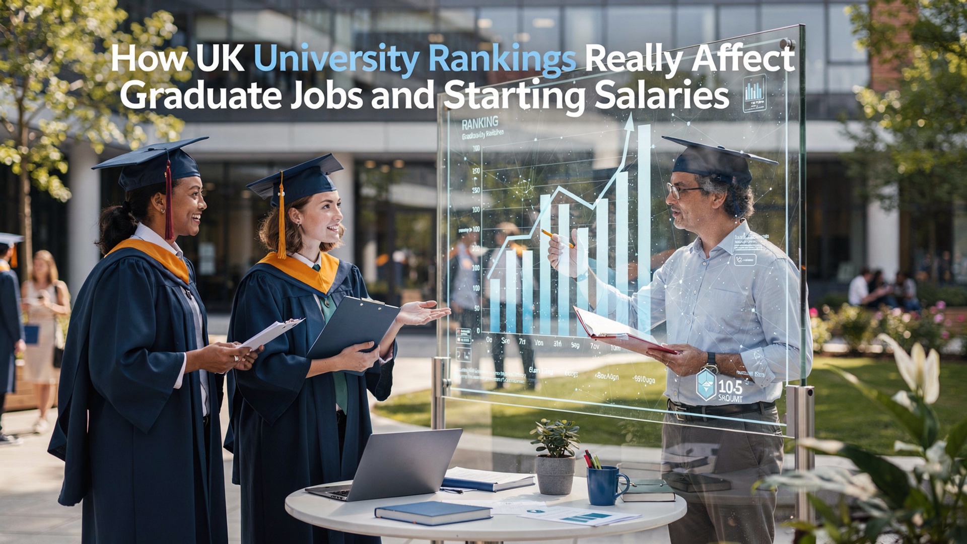 How UK University Rankings Really Affect Graduate Jobs and Starting Salaries illustration